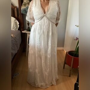 Pinkblush White Lace Dress